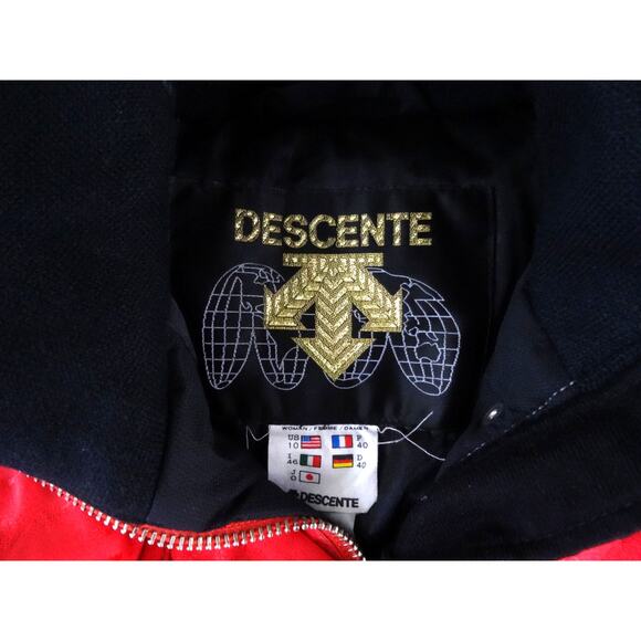 Descente Snow Skiing Jacket Red Women Size 10 Used - Picture 4 of 16